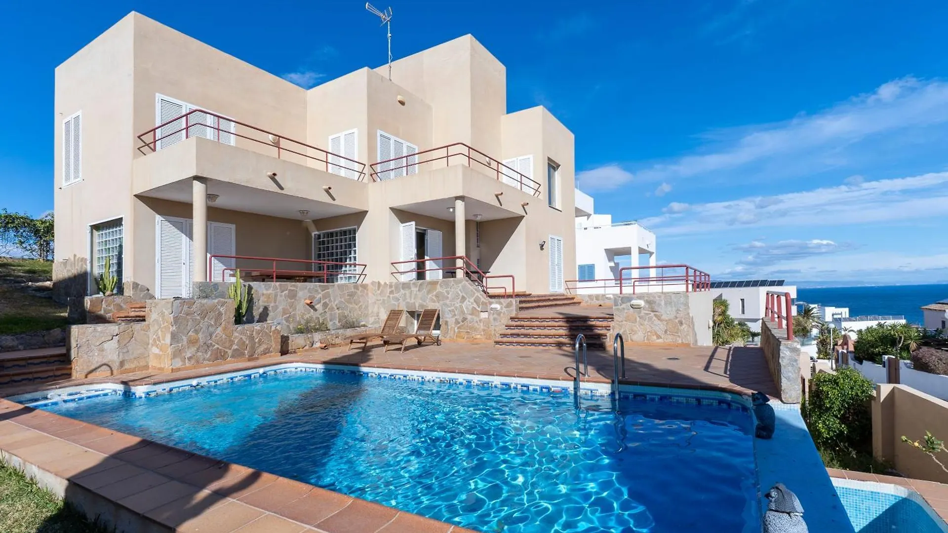 Villa Super Lujo Mojacar -7 Hab - Piscina - Vistas Al Mar